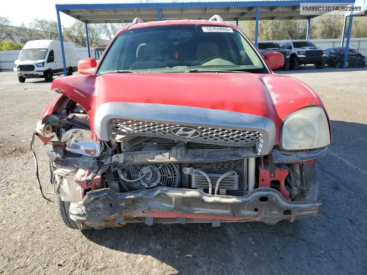 2004 Hyundai Santa Fe Gls VIN: KM8SC13D34U822693 Lot: 52459065