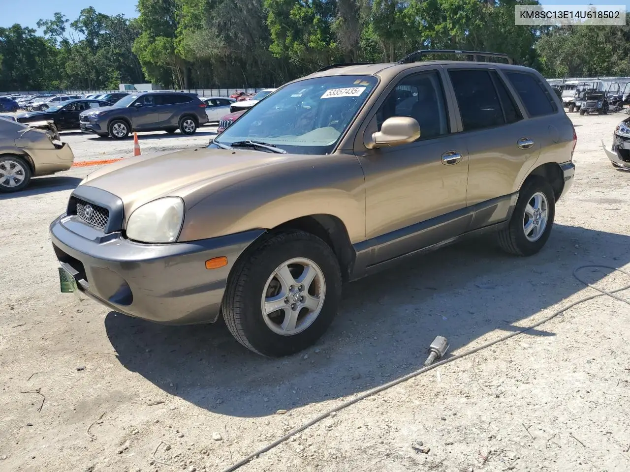 2004 Hyundai Santa Fe Gls VIN: KM8SC13E14U618502 Lot: 53357435