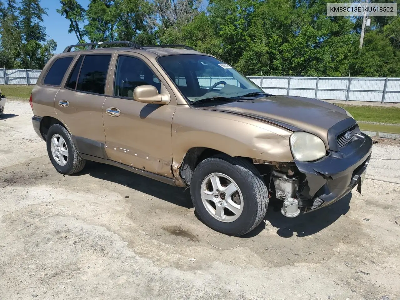 2004 Hyundai Santa Fe Gls VIN: KM8SC13E14U618502 Lot: 53357435