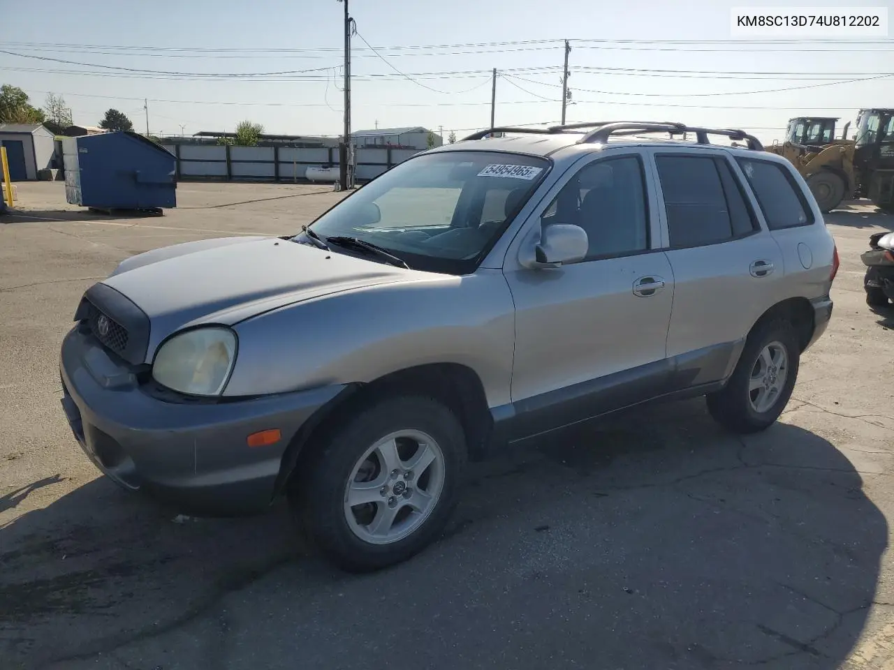 2004 Hyundai Santa Fe Gls VIN: KM8SC13D74U812202 Lot: 54954965