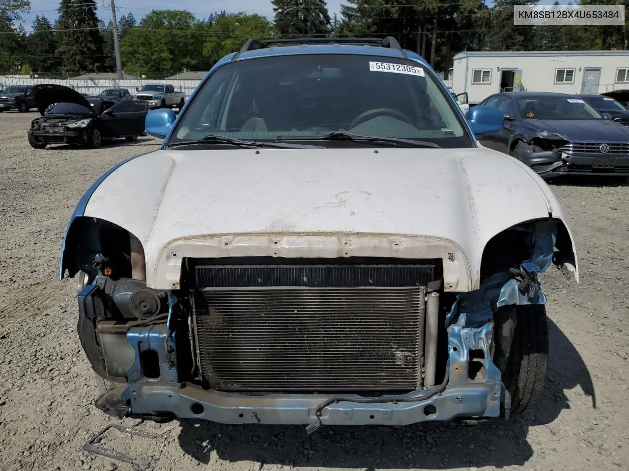2004 Hyundai Santa Fe Gl VIN: KM8SB12BX4U653484 Lot: 55312305