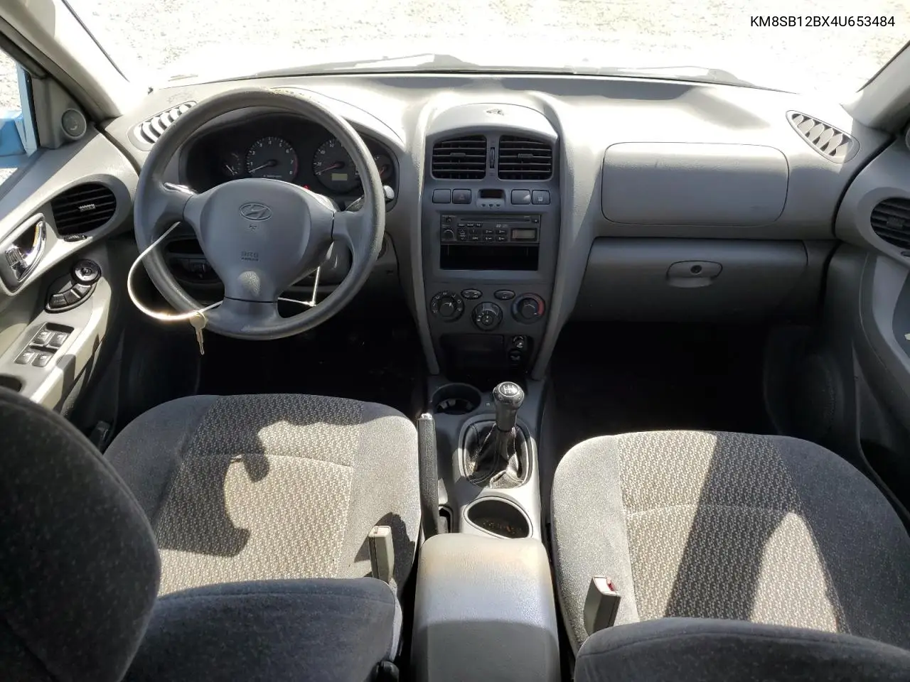 2004 Hyundai Santa Fe Gl VIN: KM8SB12BX4U653484 Lot: 55312305
