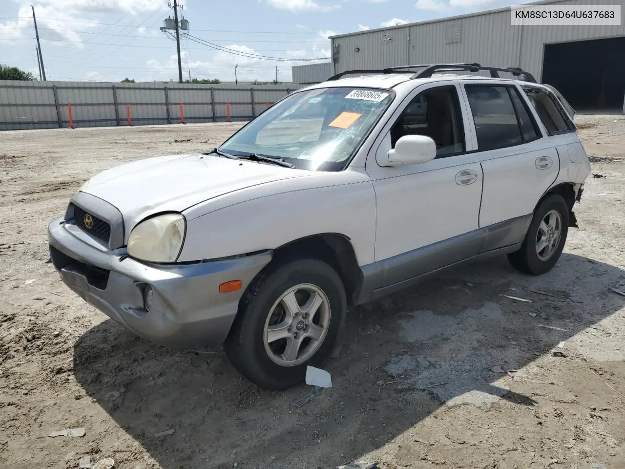 2004 Hyundai Santa Fe Gls VIN: KM8SC13D64U637683 Lot: 59868605