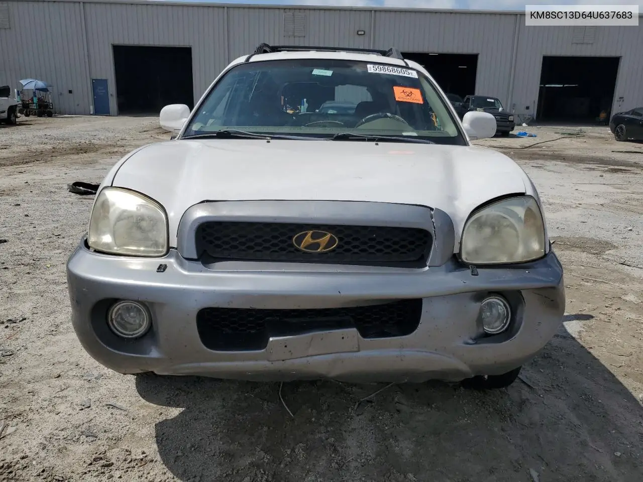 2004 Hyundai Santa Fe Gls VIN: KM8SC13D64U637683 Lot: 59868605