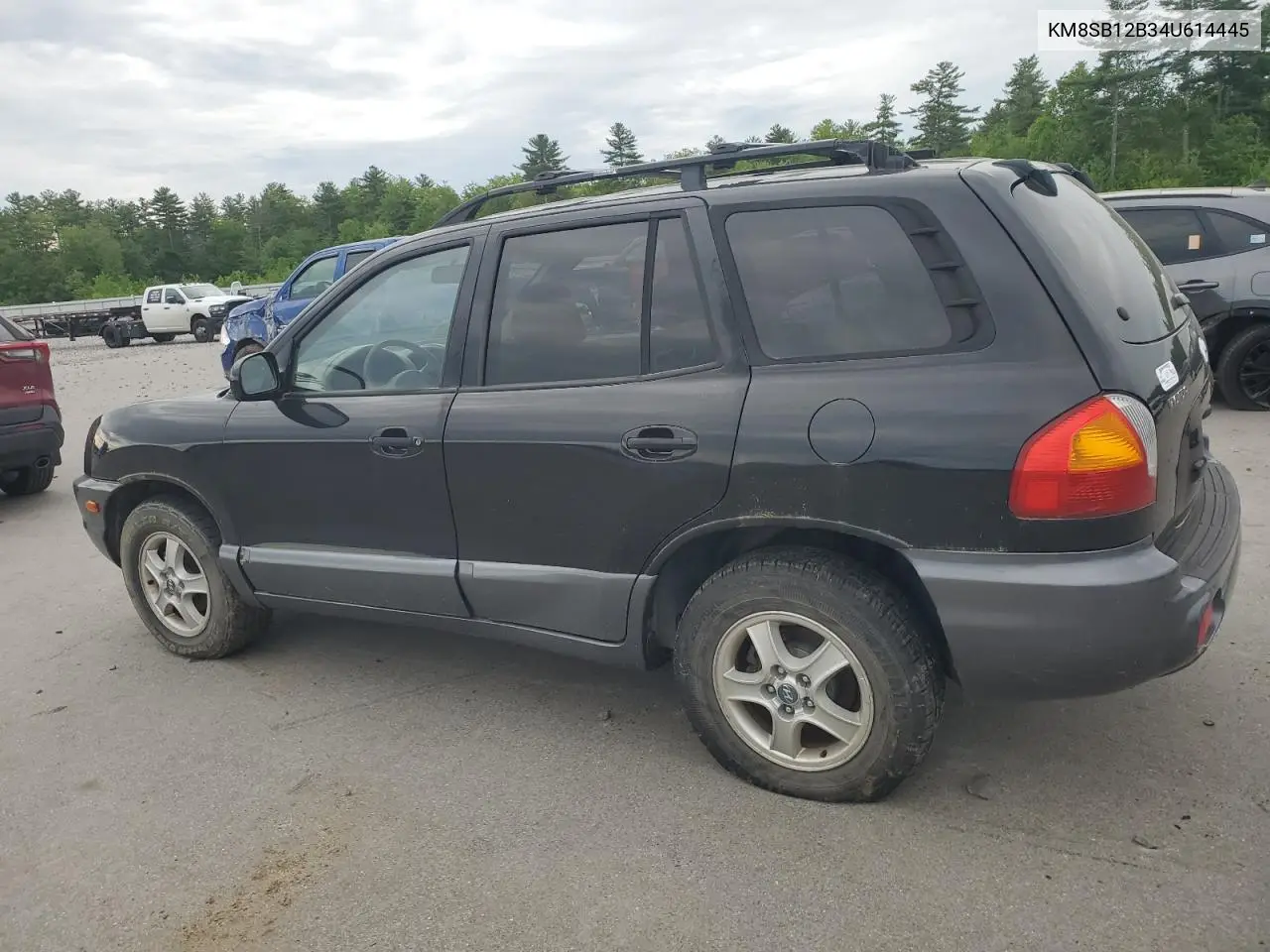 2004 Hyundai Santa Fe Gl VIN: KM8SB12B34U614445 Lot: 61526345