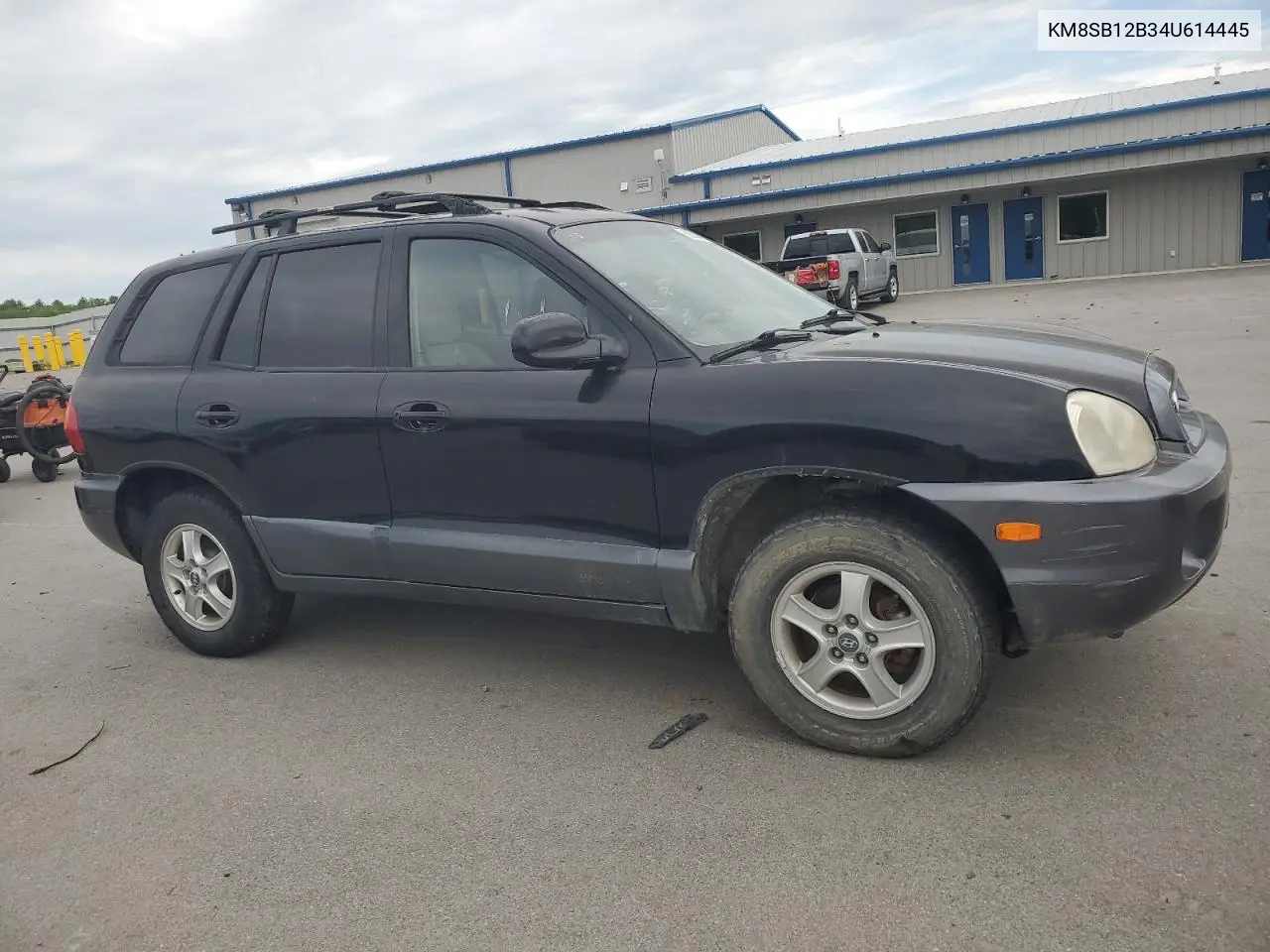 2004 Hyundai Santa Fe Gl VIN: KM8SB12B34U614445 Lot: 61526345