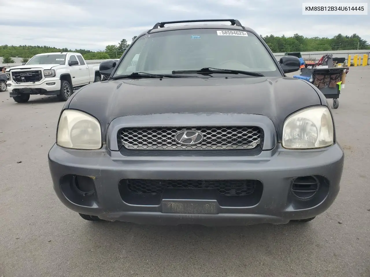 2004 Hyundai Santa Fe Gl VIN: KM8SB12B34U614445 Lot: 61526345