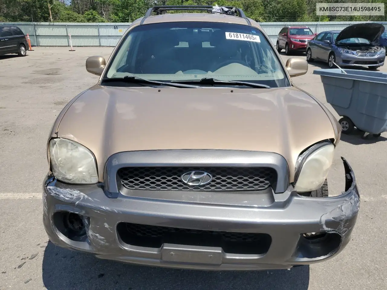 2004 Hyundai Santa Fe Gls VIN: KM8SC73E14U598495 Lot: 61811465