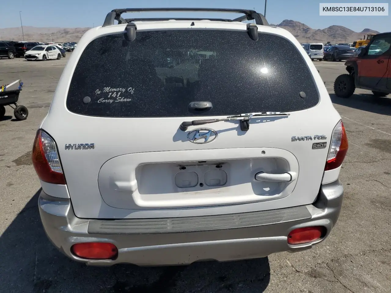 2004 Hyundai Santa Fe Gls VIN: KM8SC13E84U713106 Lot: 61865775