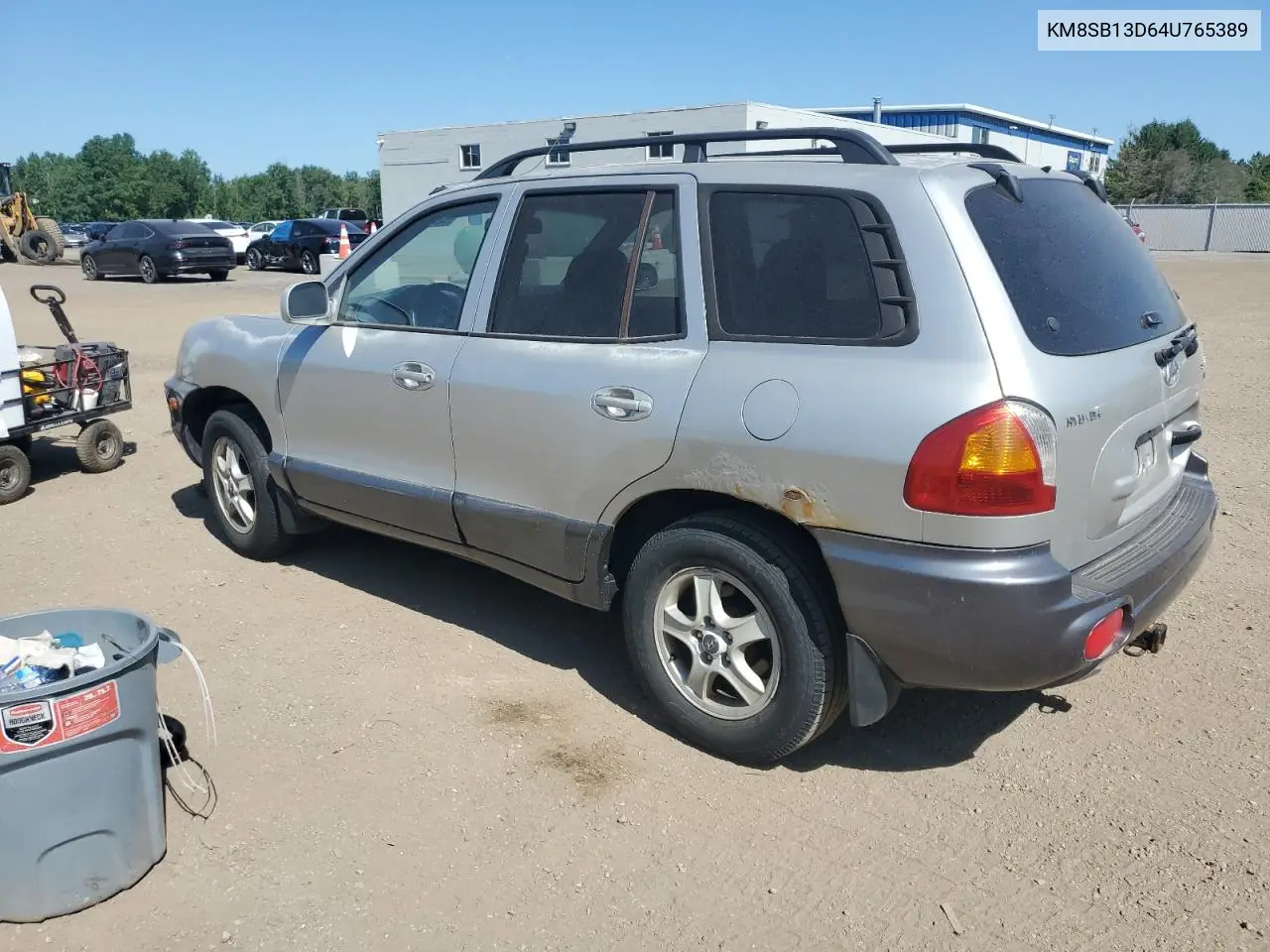 2004 Hyundai Santa Fe VIN: KM8SB13D64U765389 Lot: 62084975