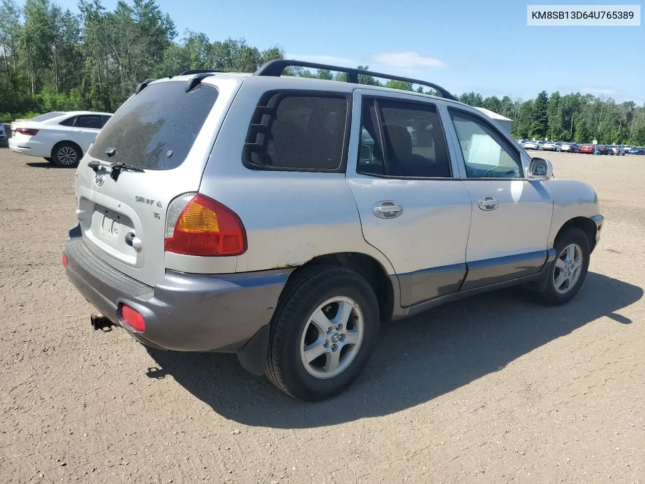 2004 Hyundai Santa Fe VIN: KM8SB13D64U765389 Lot: 62084975