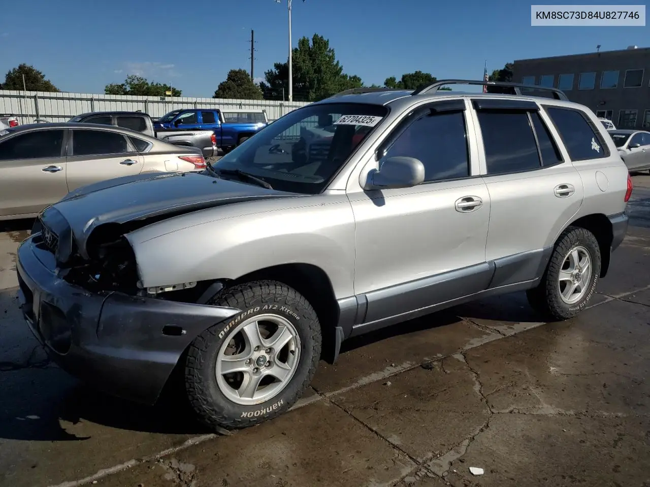 2004 Hyundai Santa Fe Gls VIN: KM8SC73D84U827746 Lot: 62704325