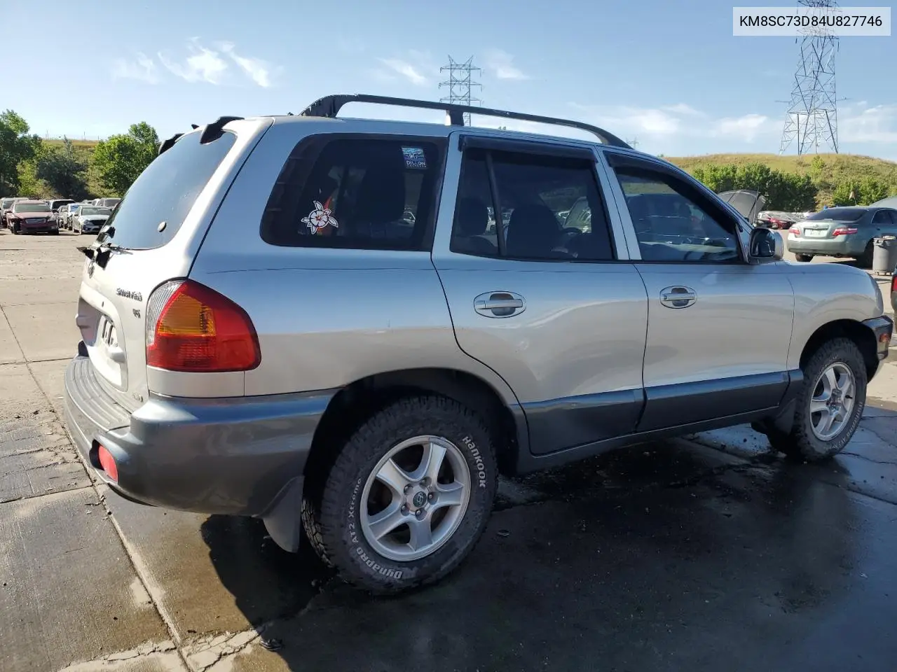 2004 Hyundai Santa Fe Gls VIN: KM8SC73D84U827746 Lot: 62704325