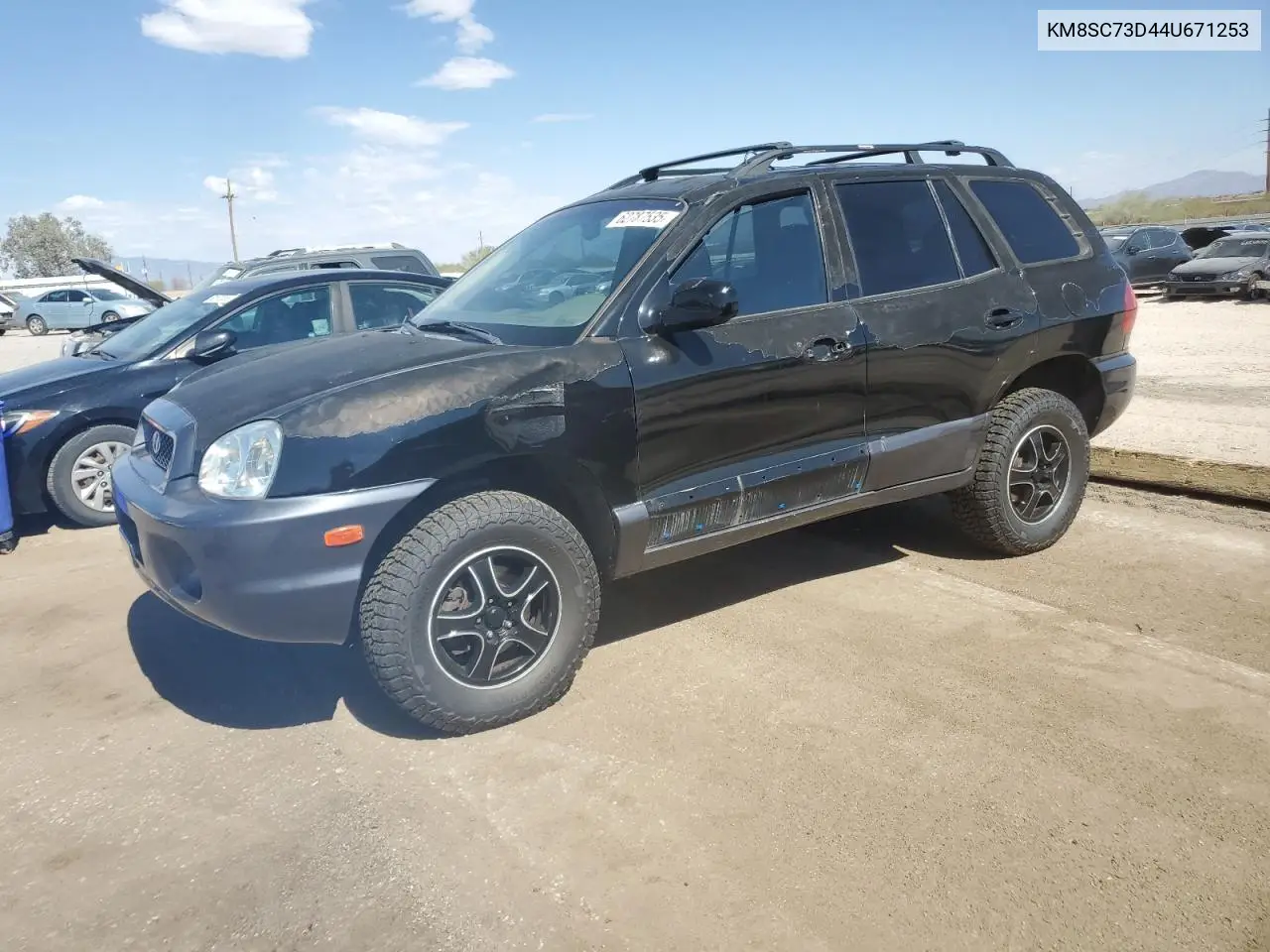 2004 Hyundai Santa Fe Gls VIN: KM8SC73D44U671253 Lot: 62787535