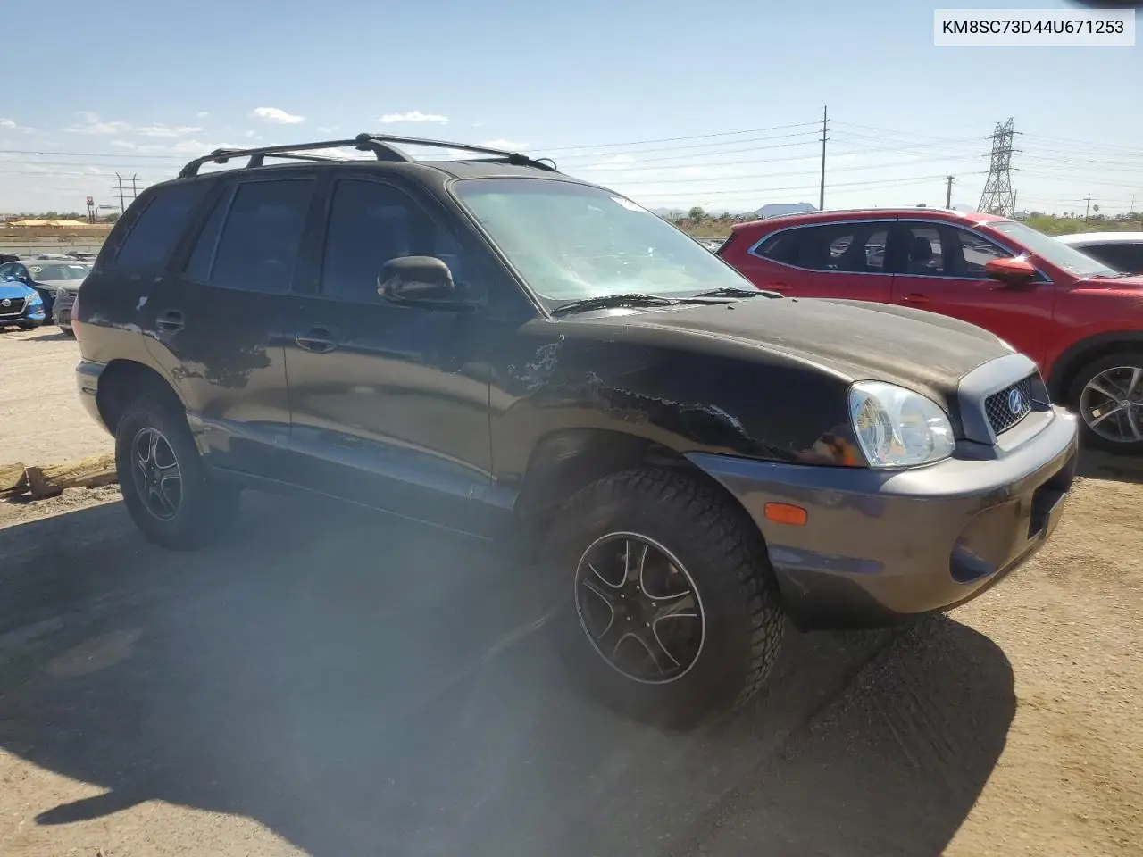 2004 Hyundai Santa Fe Gls VIN: KM8SC73D44U671253 Lot: 62787535