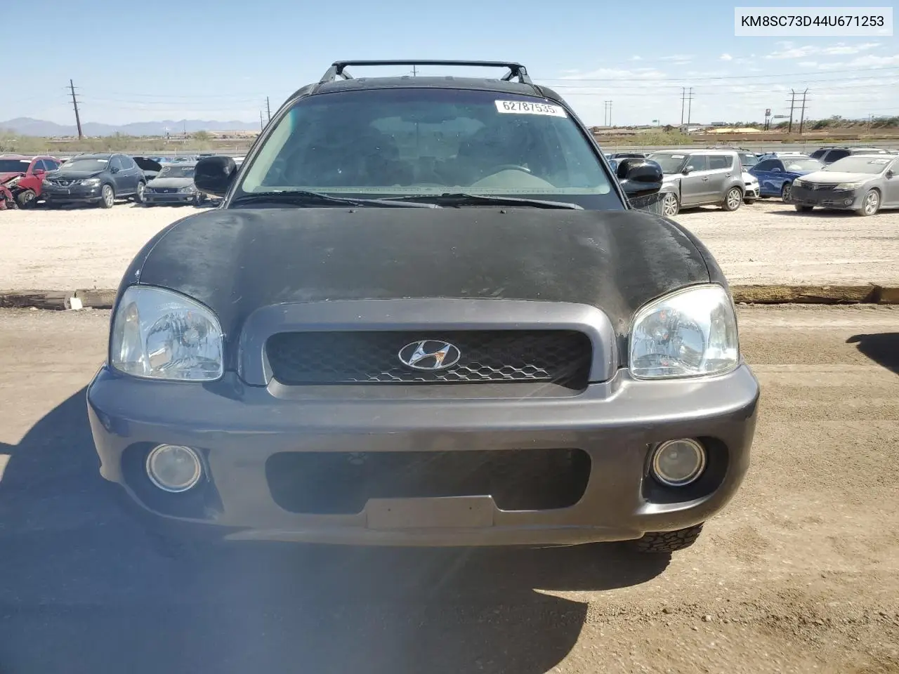 2004 Hyundai Santa Fe Gls VIN: KM8SC73D44U671253 Lot: 62787535