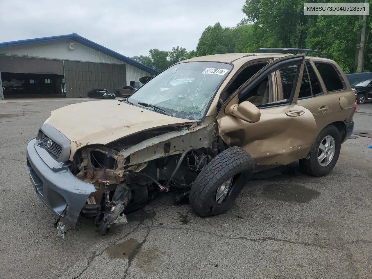 2004 Hyundai Santa Fe Gls VIN: KM8SC73D04U728371 Lot: 63073085