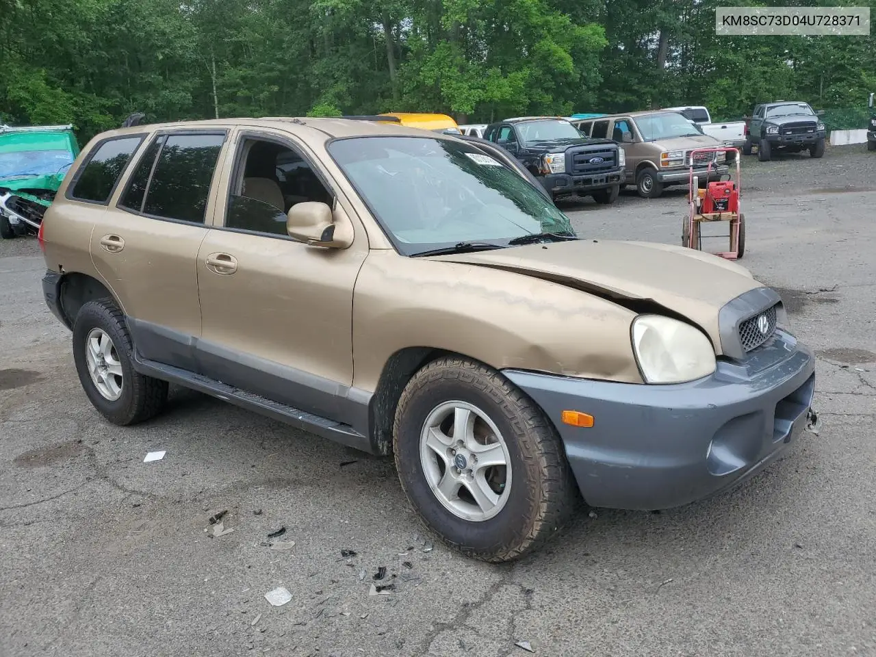 2004 Hyundai Santa Fe Gls VIN: KM8SC73D04U728371 Lot: 63073085