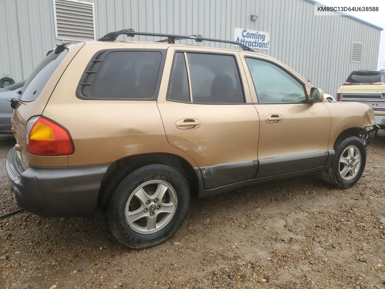 2004 Hyundai Santa Fe Gls VIN: KM8SC13D64U638588 Lot: 83080394