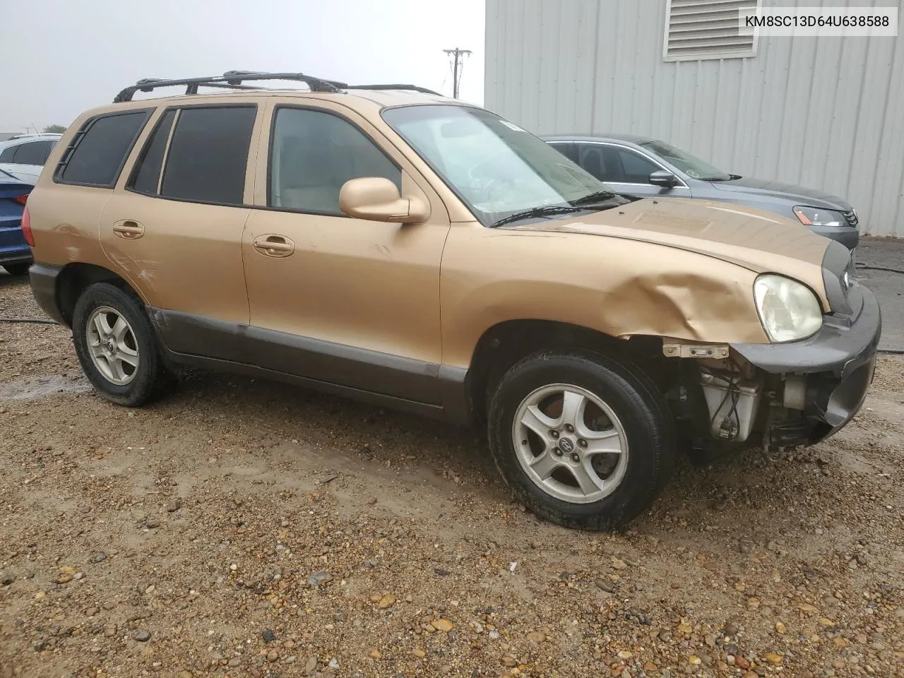 2004 Hyundai Santa Fe Gls VIN: KM8SC13D64U638588 Lot: 83080394