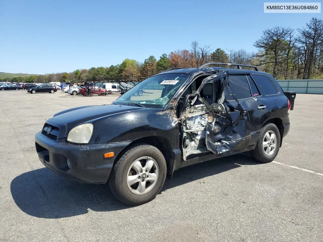 2007 Hyundai Santa Fe Gls VIN: KM8SC13E36U084860 Lot: 56499815