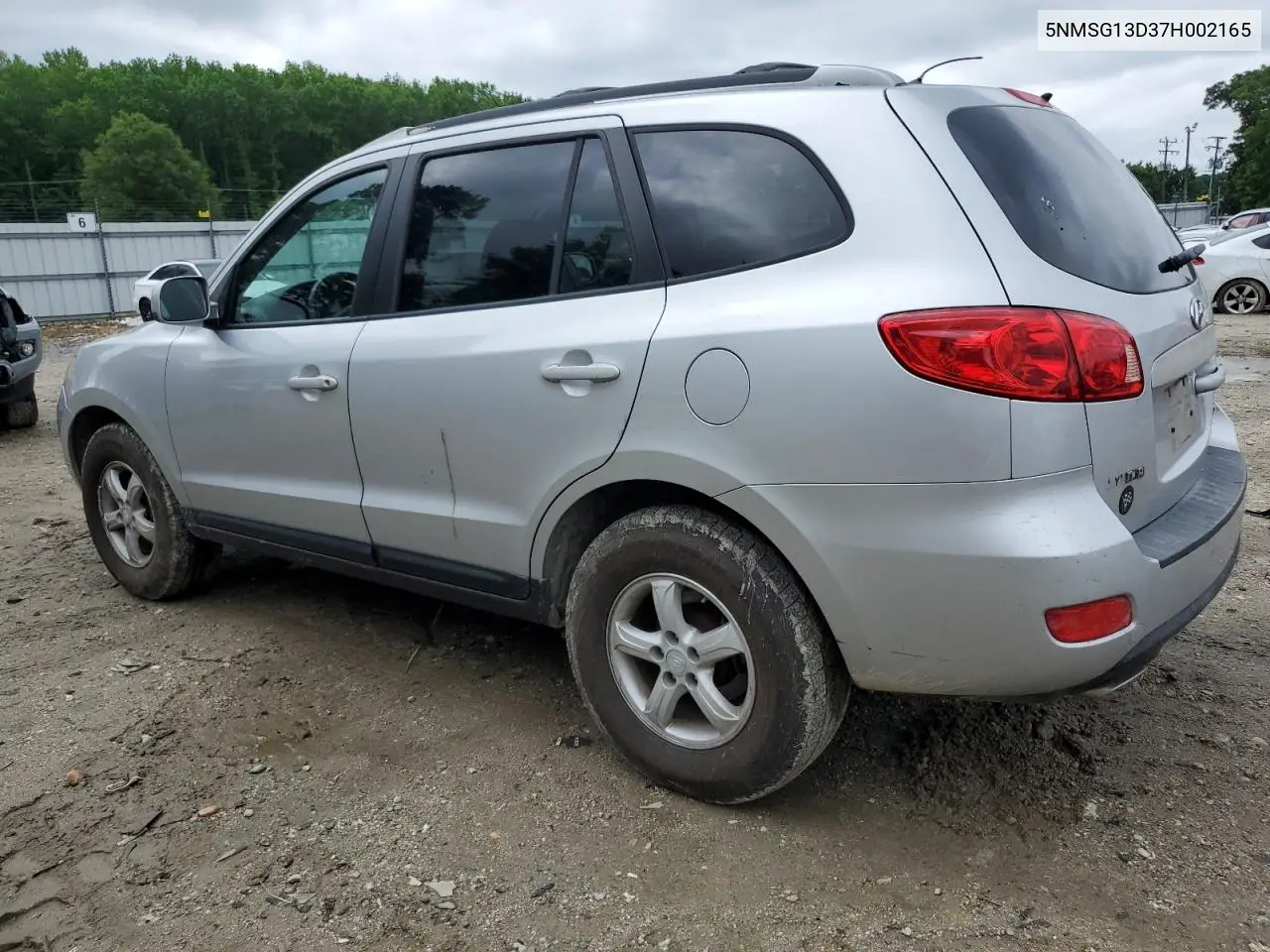2007 Hyundai Santa Fe Gls VIN: 5NMSG13D37H002165 Lot: 56781115