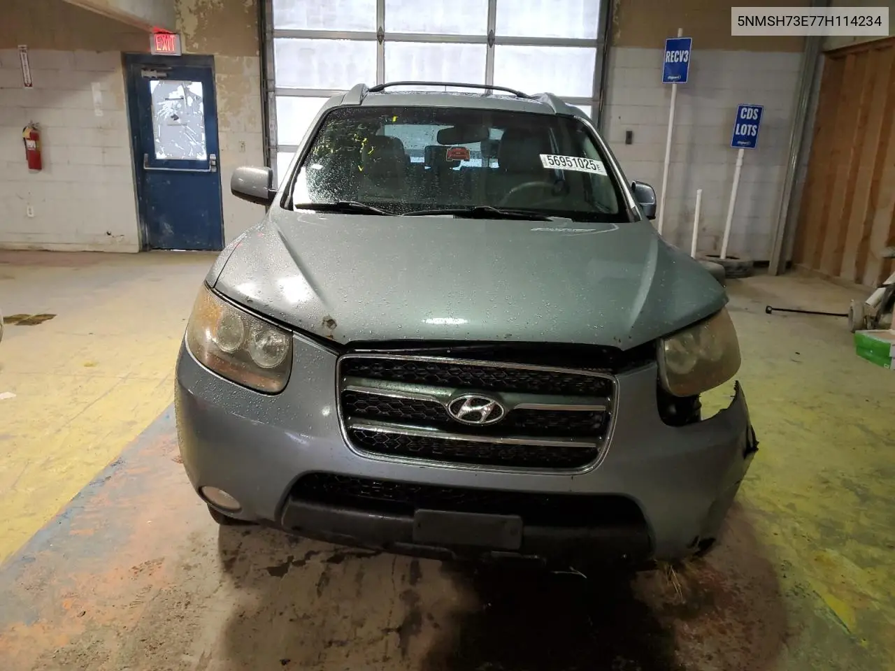 2007 Hyundai Santa Fe Se VIN: 5NMSH73E77H114234 Lot: 56951025
