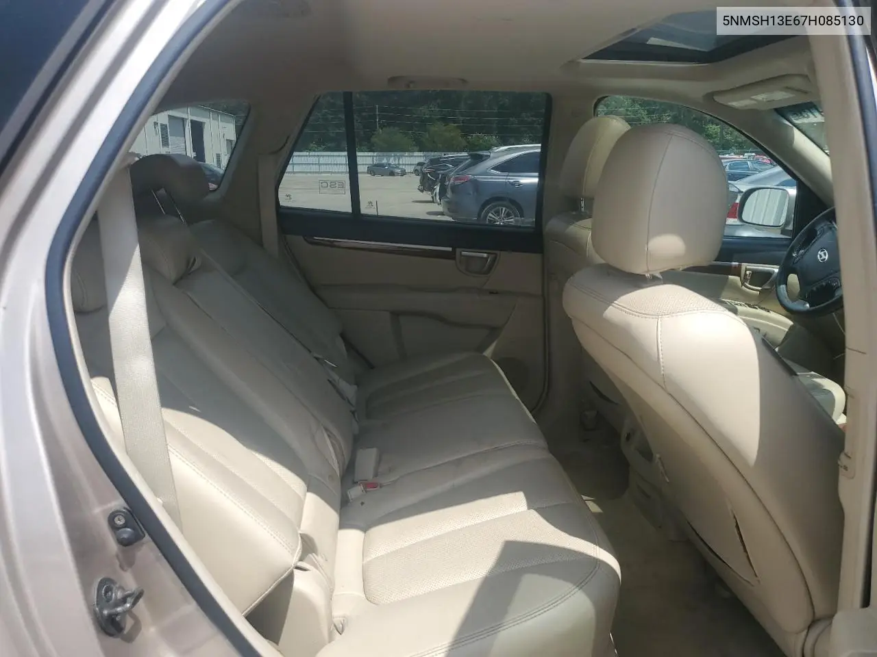 2007 Hyundai Santa Fe Se VIN: 5NMSH13E67H085130 Lot: 63092915