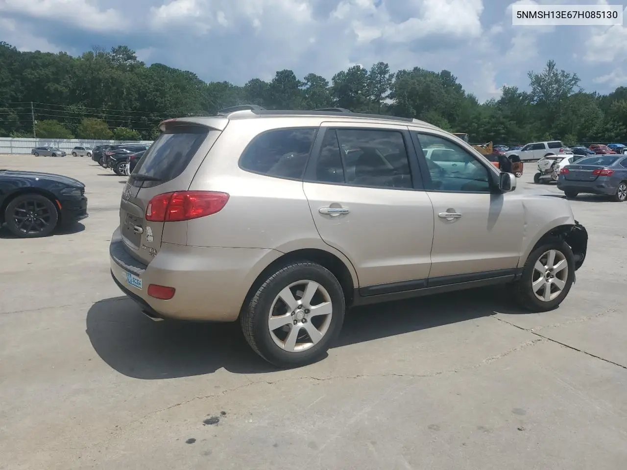2007 Hyundai Santa Fe Se VIN: 5NMSH13E67H085130 Lot: 63092915