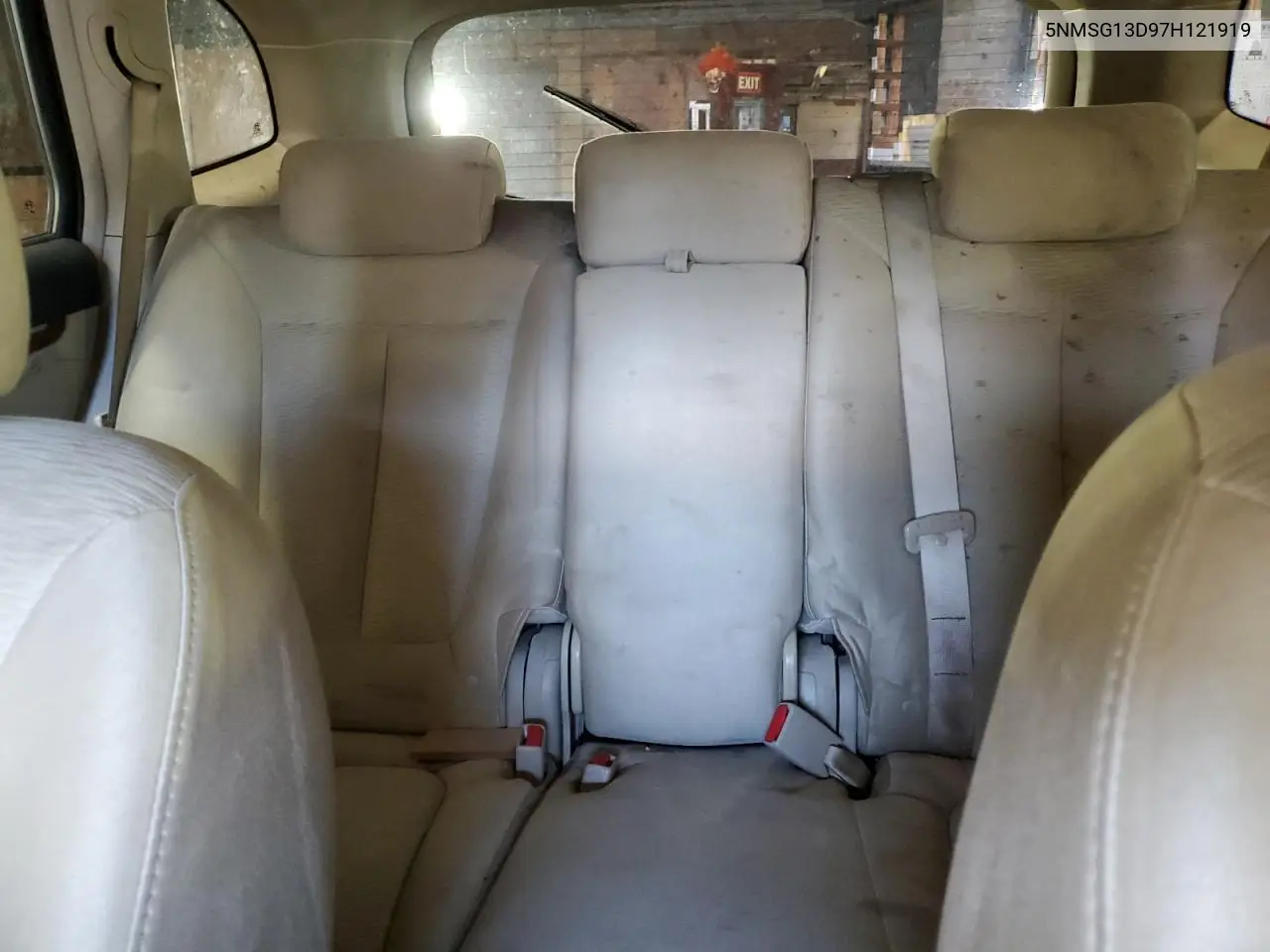 2007 Hyundai Santa Fe Gls VIN: 5NMSG13D97H121919 Lot: 63141435