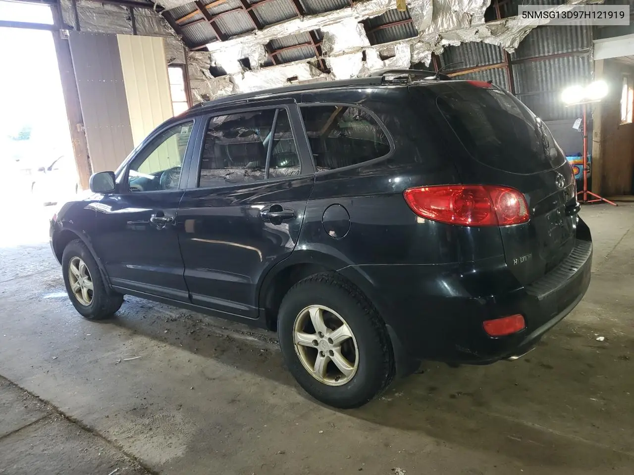 2007 Hyundai Santa Fe Gls VIN: 5NMSG13D97H121919 Lot: 63141435