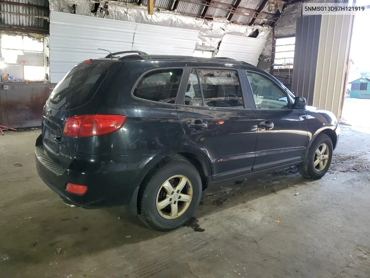 2007 Hyundai Santa Fe Gls VIN: 5NMSG13D97H121919 Lot: 63141435