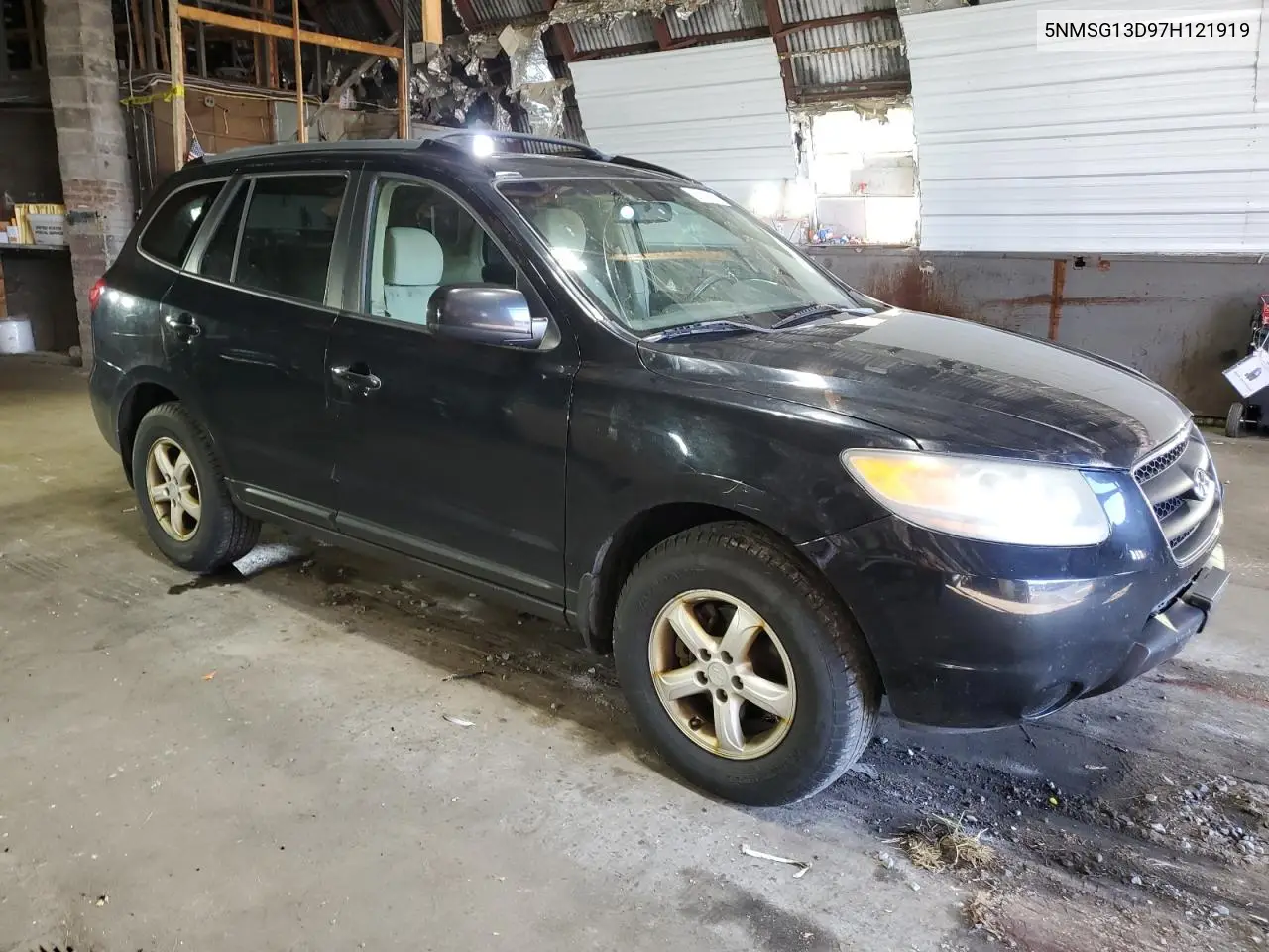 2007 Hyundai Santa Fe Gls VIN: 5NMSG13D97H121919 Lot: 63141435