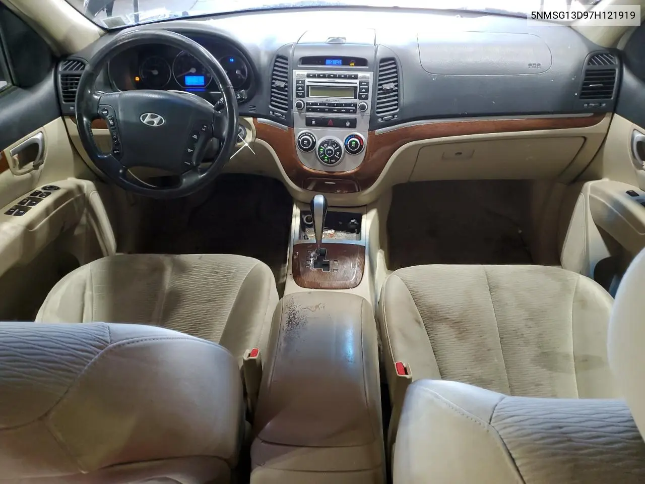 2007 Hyundai Santa Fe Gls VIN: 5NMSG13D97H121919 Lot: 63141435