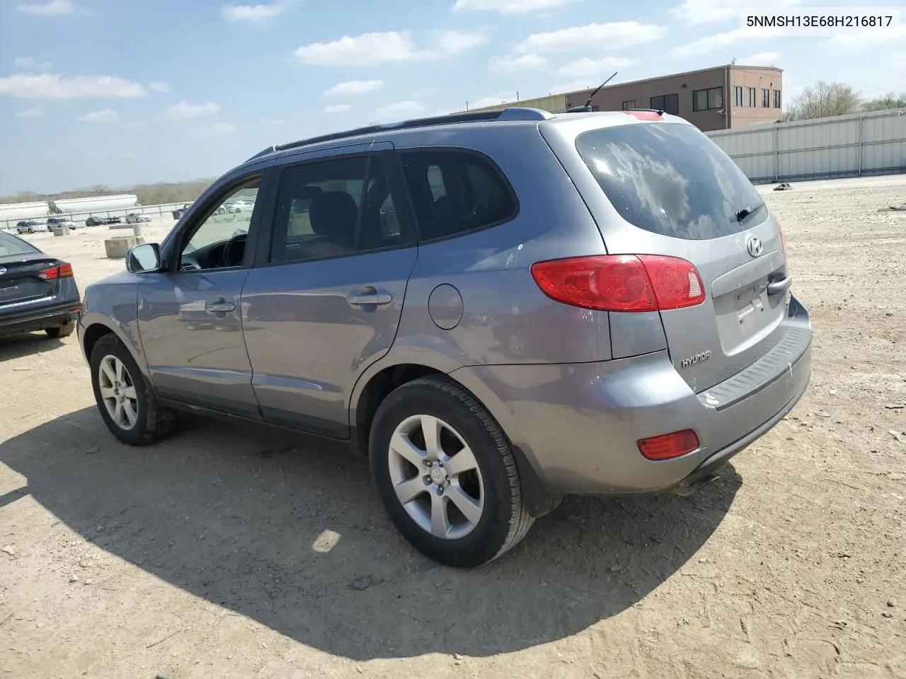 2008 Hyundai Santa Fe Se VIN: 5NMSH13E68H216817 Lot: 52581695