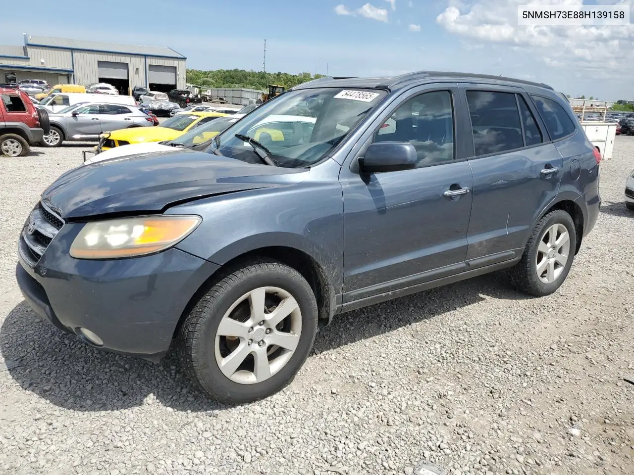 2008 Hyundai Santa Fe Se VIN: 5NMSH73E88H139158 Lot: 54478565