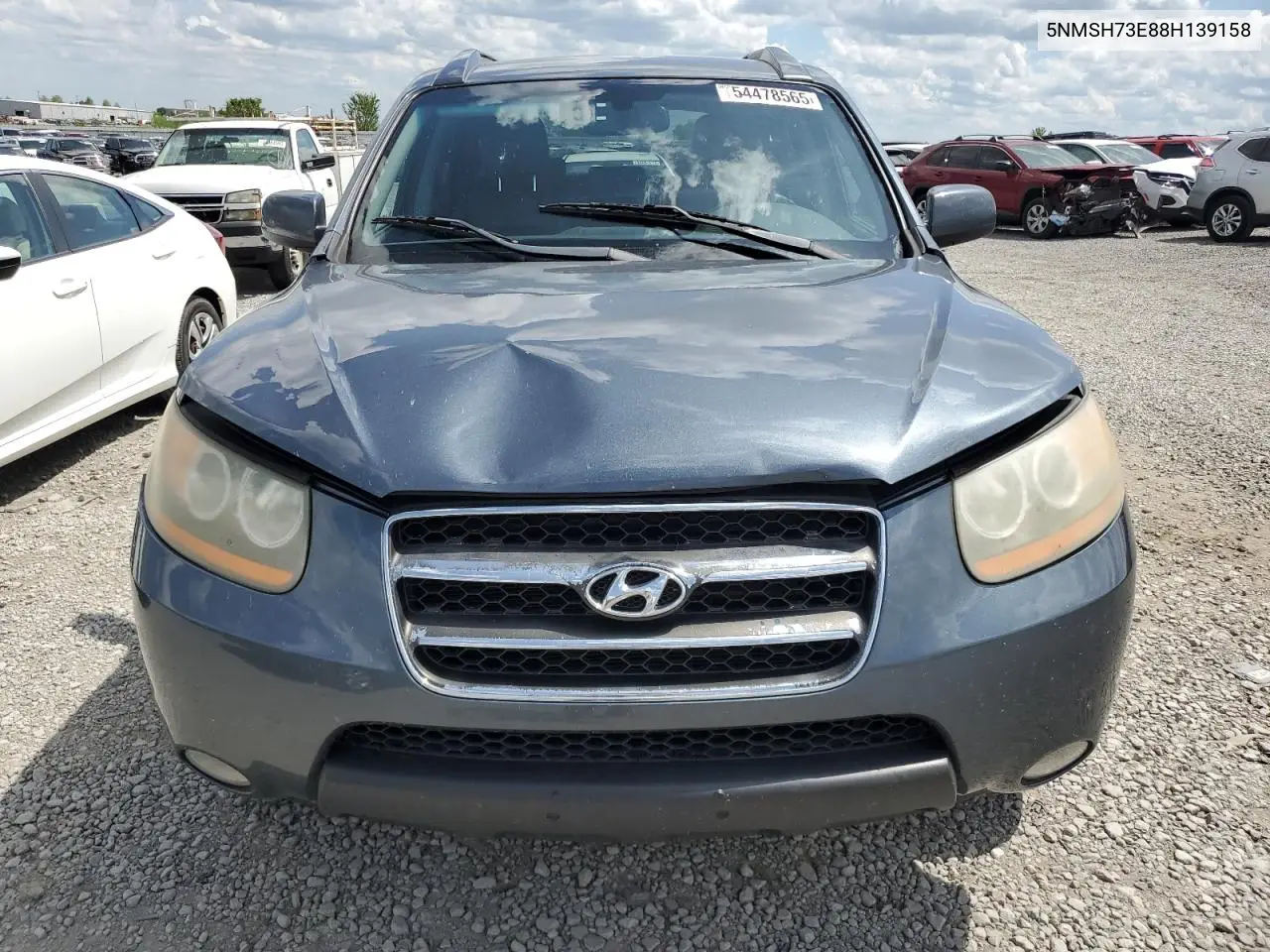 2008 Hyundai Santa Fe Se VIN: 5NMSH73E88H139158 Lot: 54478565
