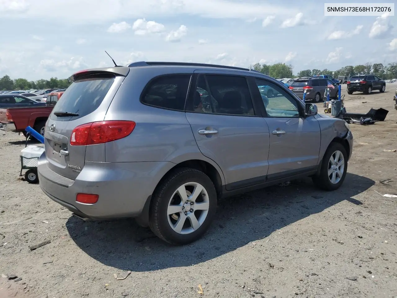 2008 Hyundai Santa Fe Se VIN: 5NMSH73E68H172076 Lot: 59305445