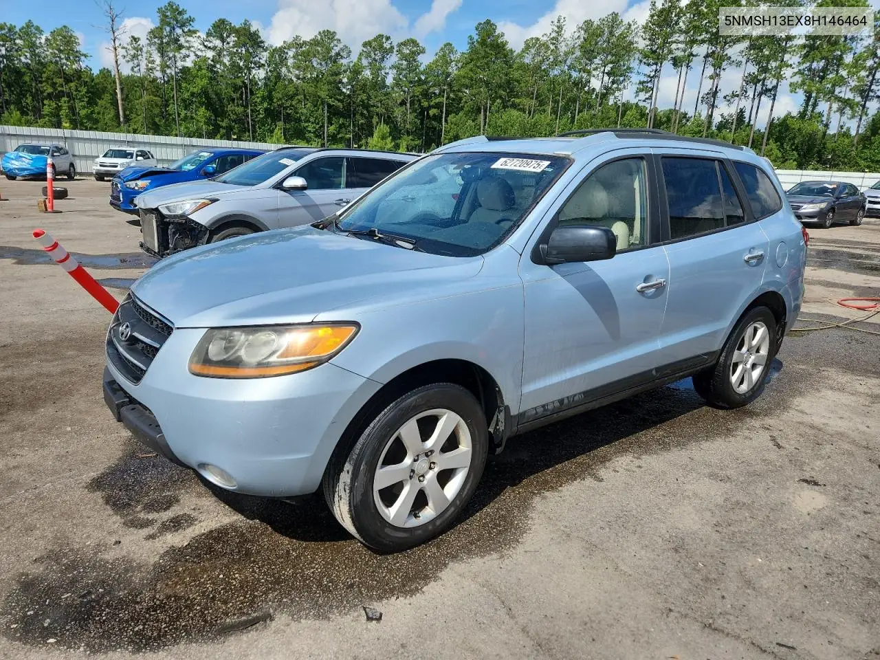2008 Hyundai Santa Fe Se VIN: 5NMSH13EX8H146464 Lot: 62720975