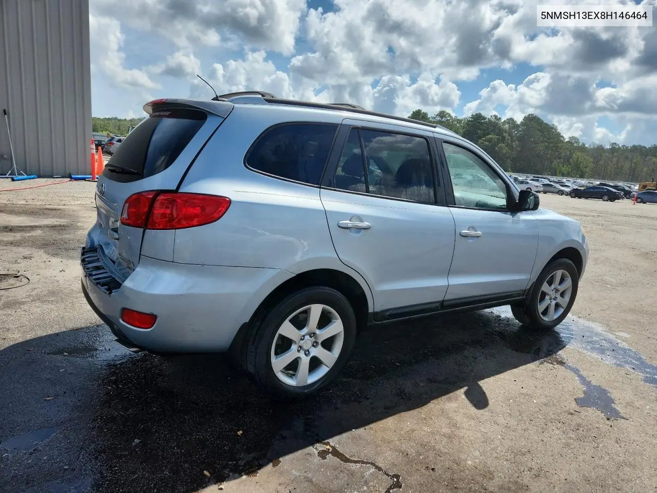 2008 Hyundai Santa Fe Se VIN: 5NMSH13EX8H146464 Lot: 62720975