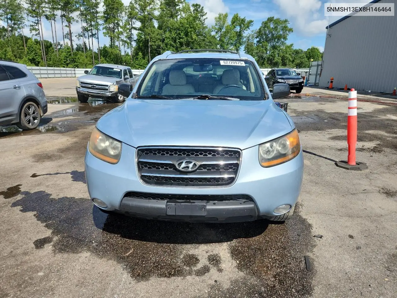 2008 Hyundai Santa Fe Se VIN: 5NMSH13EX8H146464 Lot: 62720975