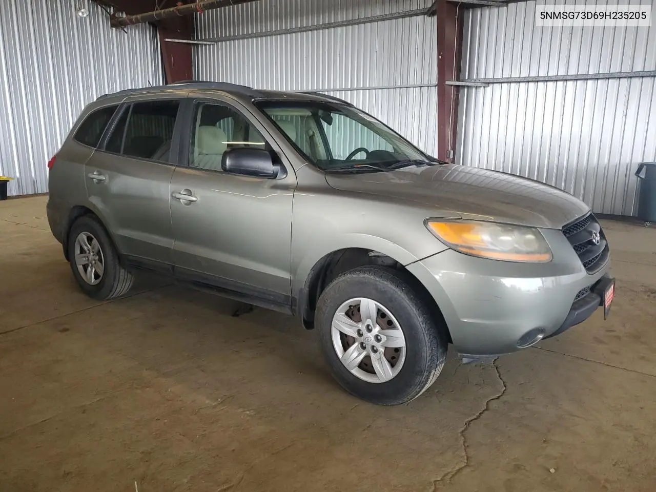 2009 Hyundai Santa Fe Gls VIN: 5NMSG73D69H235205 Lot: 56998005