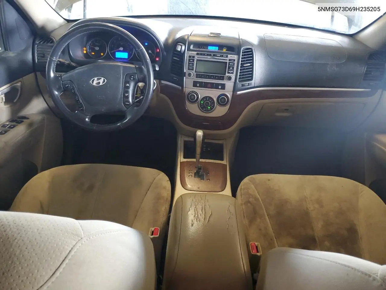 2009 Hyundai Santa Fe Gls VIN: 5NMSG73D69H235205 Lot: 56998005