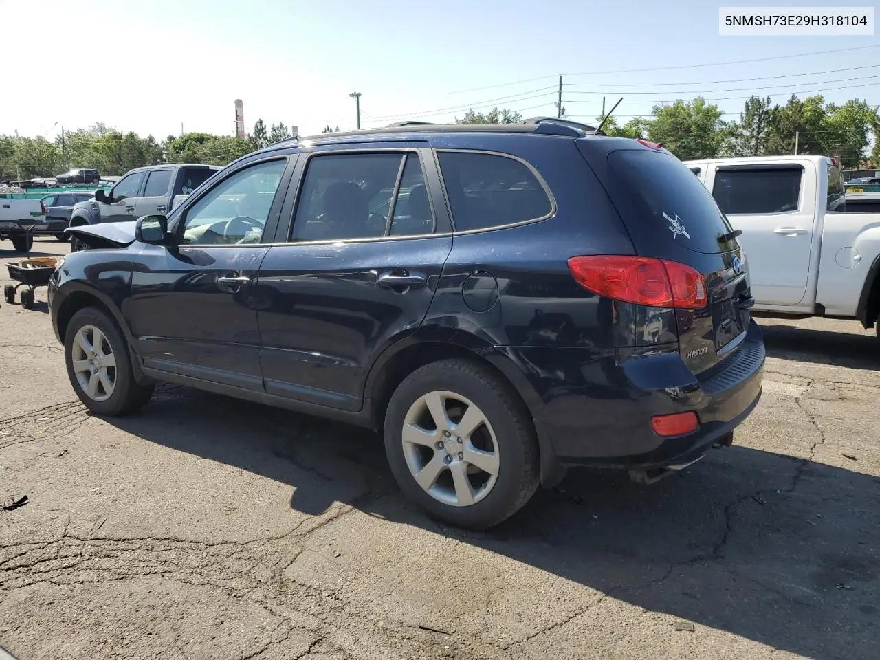 2009 Hyundai Santa Fe Se VIN: 5NMSH73E29H318104 Lot: 62495625