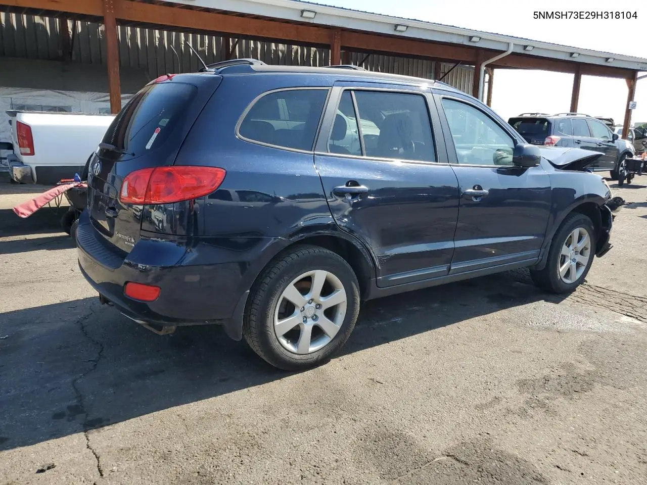 2009 Hyundai Santa Fe Se VIN: 5NMSH73E29H318104 Lot: 62495625