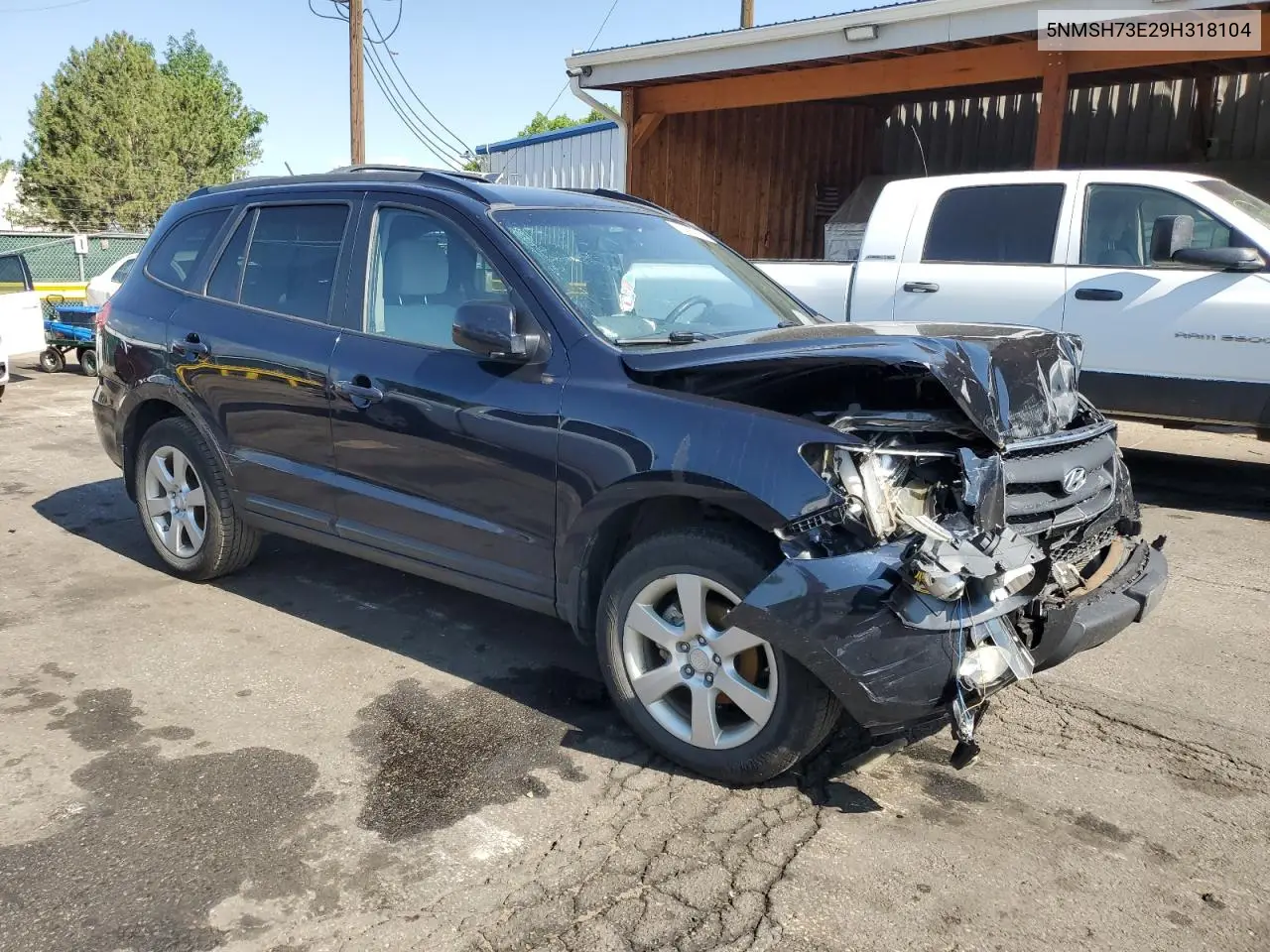 2009 Hyundai Santa Fe Se VIN: 5NMSH73E29H318104 Lot: 62495625