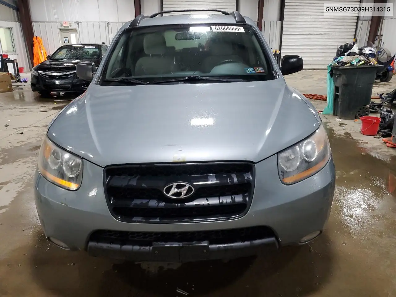 2009 Hyundai Santa Fe Gls VIN: 5NMSG73D39H314315 Lot: 62668555