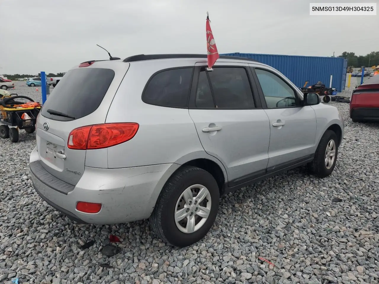 2009 Hyundai Santa Fe Gls VIN: 5NMSG13D49H304325 Lot: 63086975