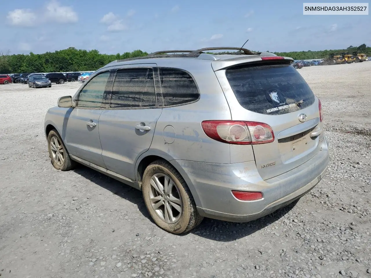 2010 Hyundai Santa Fe Se VIN: 5NMSHDAG3AH352527 Lot: 54706405