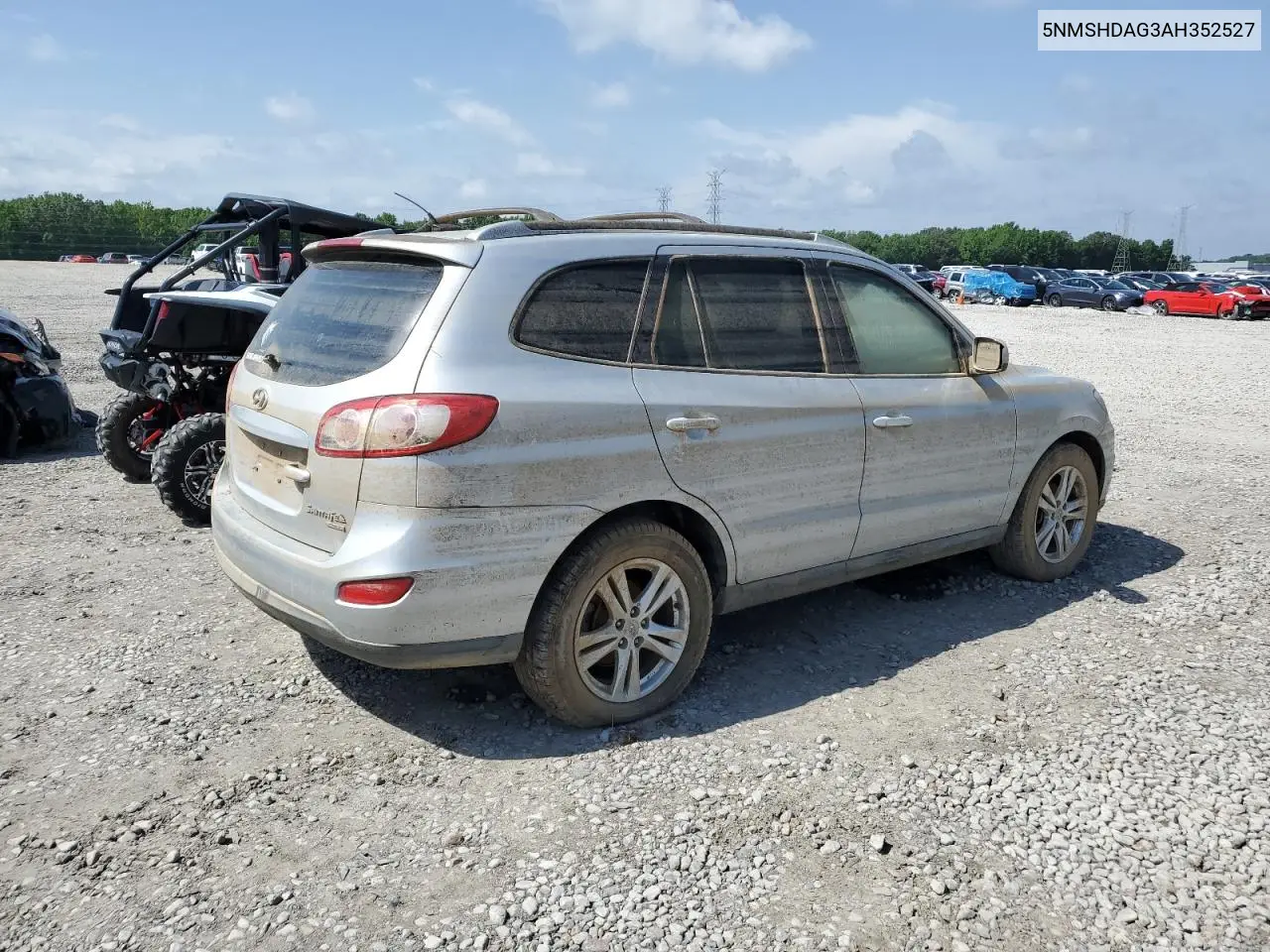2010 Hyundai Santa Fe Se VIN: 5NMSHDAG3AH352527 Lot: 54706405